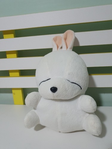 Mashimaro plush toy white - mashimaro,